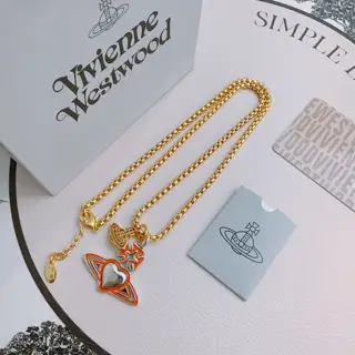 Vivienne Westwood Classic Large Saturn Necklace