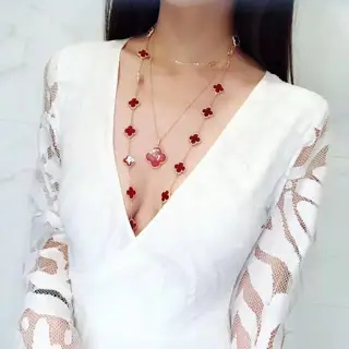 Van Cleef & Arpels Twenty-leaf Clover Necklace