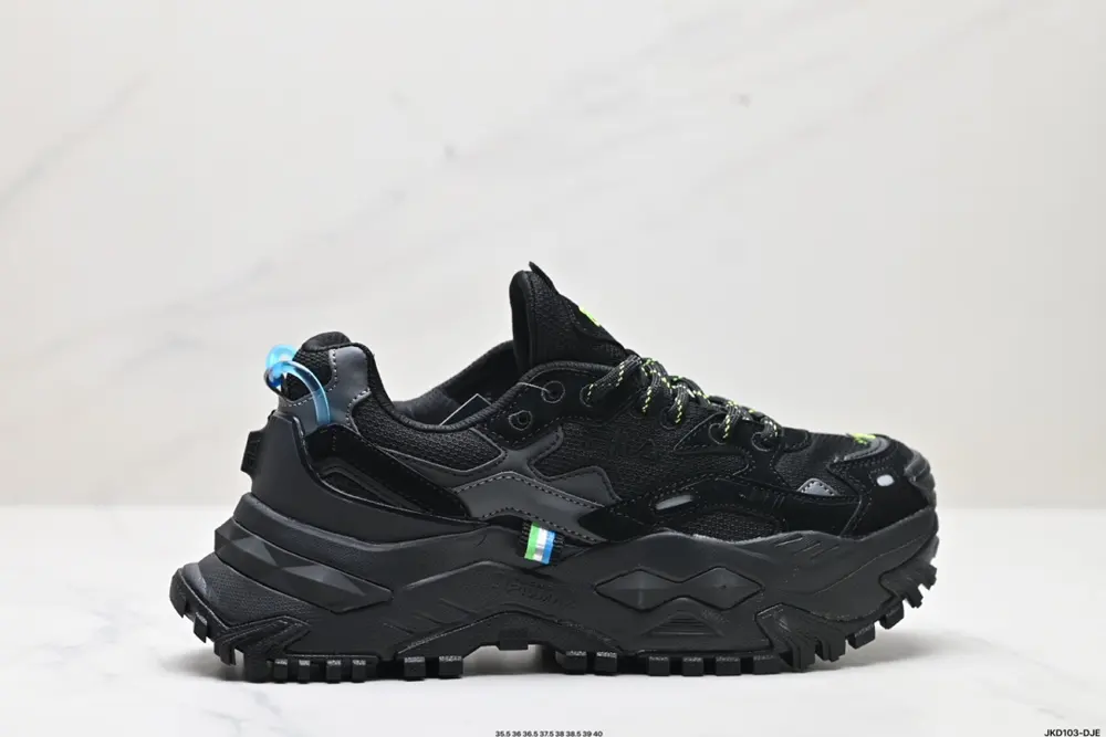 FILA FUSION Fila fashion brand BIANCO fabric synthetic leather hard candy stitching shock T12W135211FBK