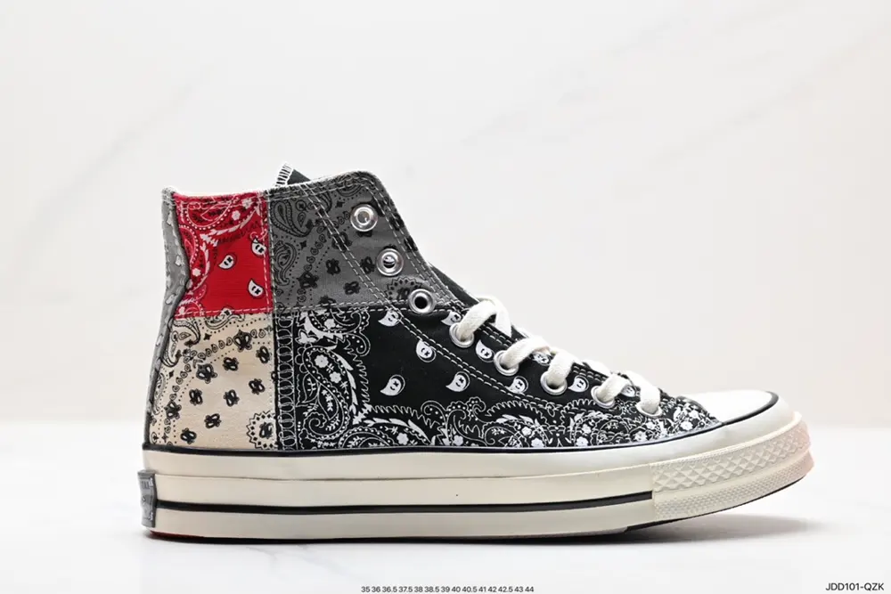 Converse classic 1970S Samsung black label casual all-match high-top skateboard shoes 169881C