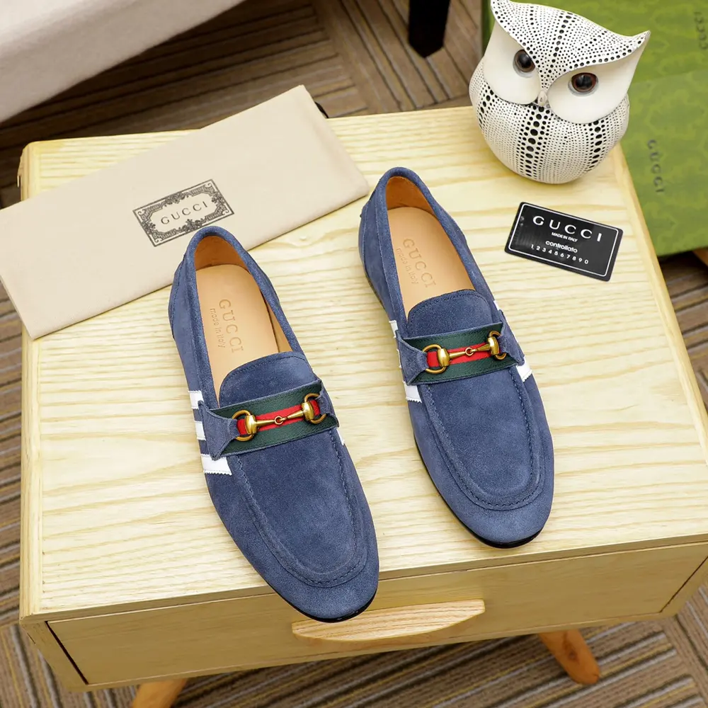 Gucci men’s business formal leather shoes New models synchronized with Hong Kong counters