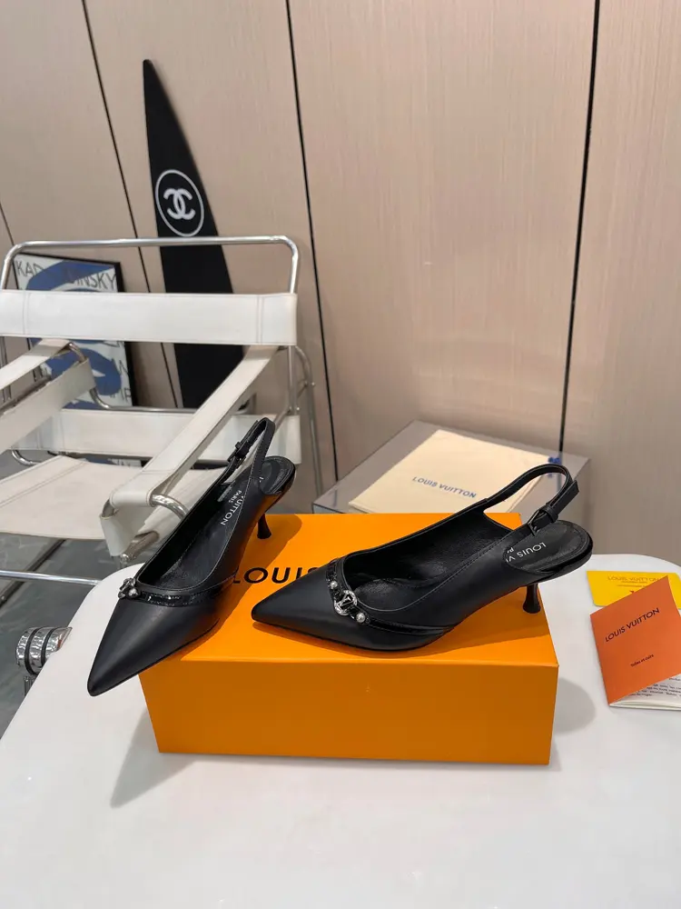 Louis Vuitton slingback shoes
