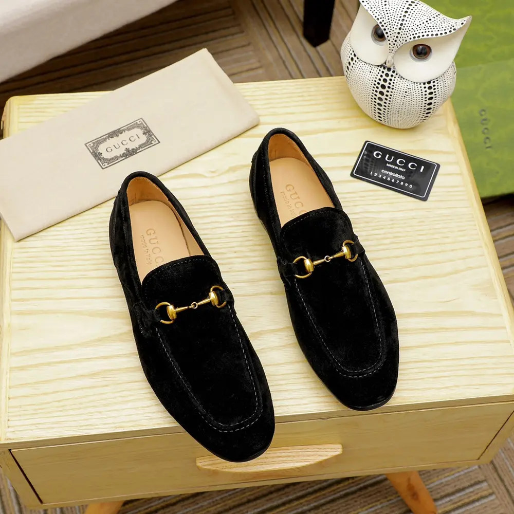 Gucci men’s business formal leather shoes New models synchronized with Hong Kong counters