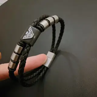 Armani leather bracelet