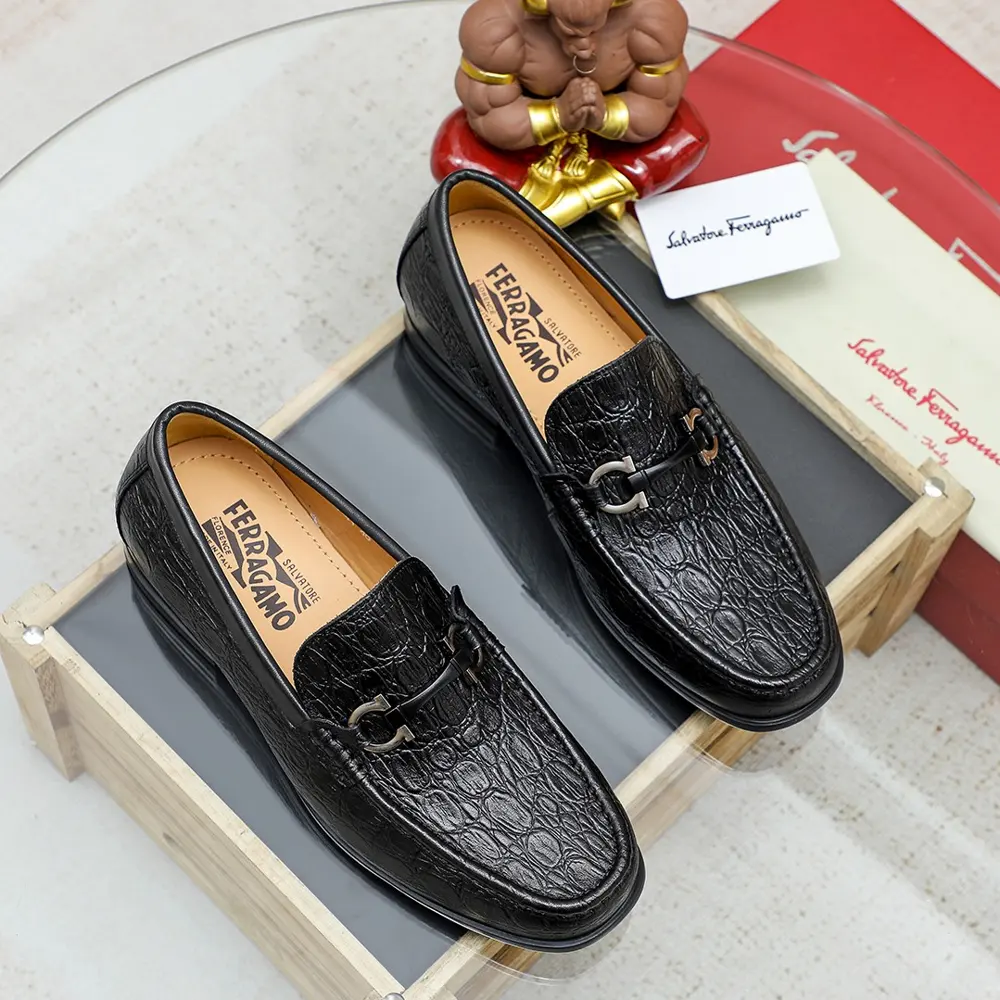 Salvatore Ferragamo casual slip-on shoes Official website original 1:1 mold