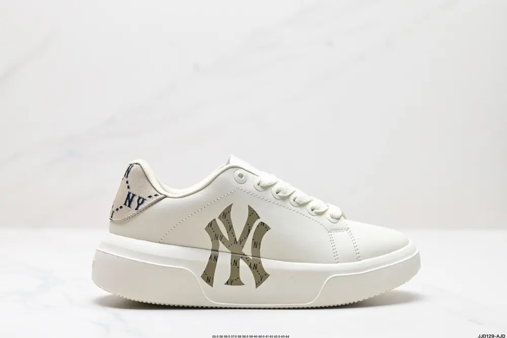MLB Chunky Classic Heel Dia Monogram LOGOERTE Low-top Sneakers 3ASXCCB3N