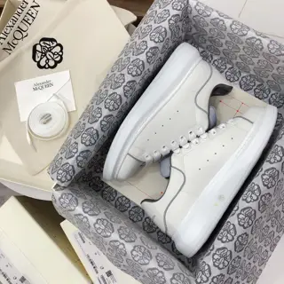 Alexander McQueen white shoes
