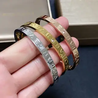 Bvlgari unisex diamond bracelet