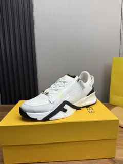 Fendi fashion casual men’s shoes Using original cowhide + breathable mesh lining +