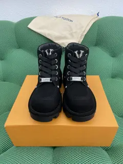 Louis Vuitton thick-soled short boots Martin boots ankle-length couple boots