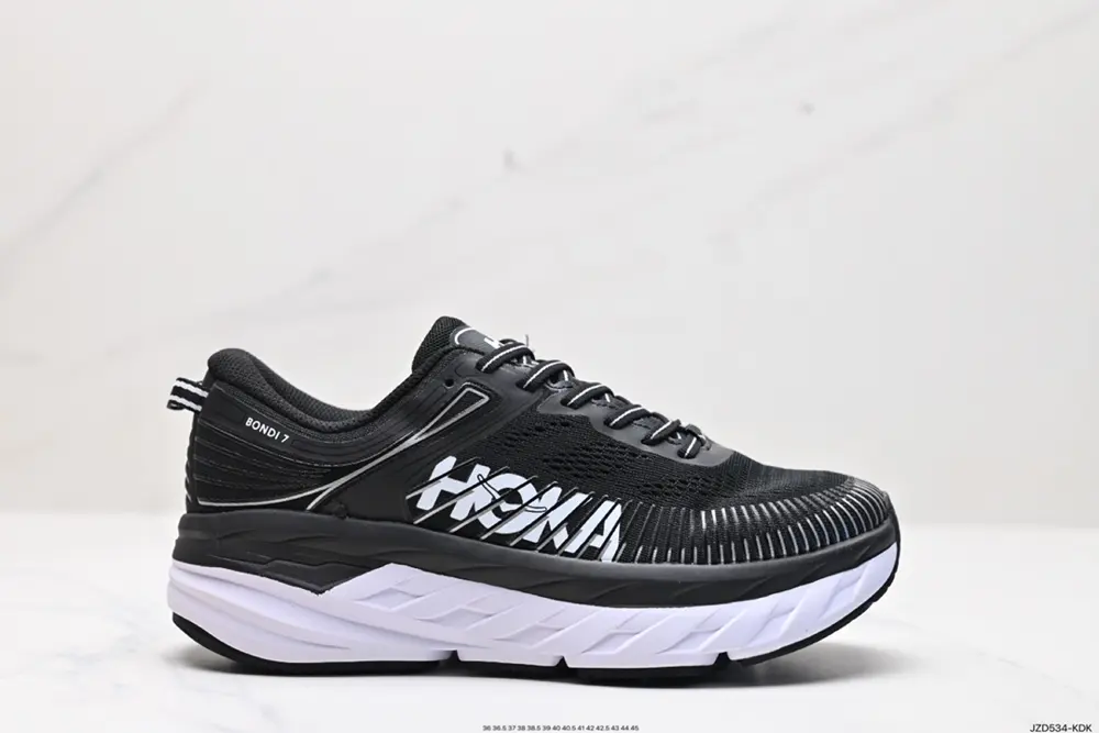 HOKA ONE W BONDI 7 Shawn Yue Same Style Functional Cushioning Running Shoes 1110518