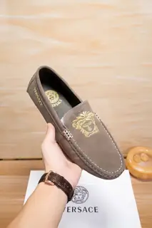 Versace high-end men’s green bean shoes