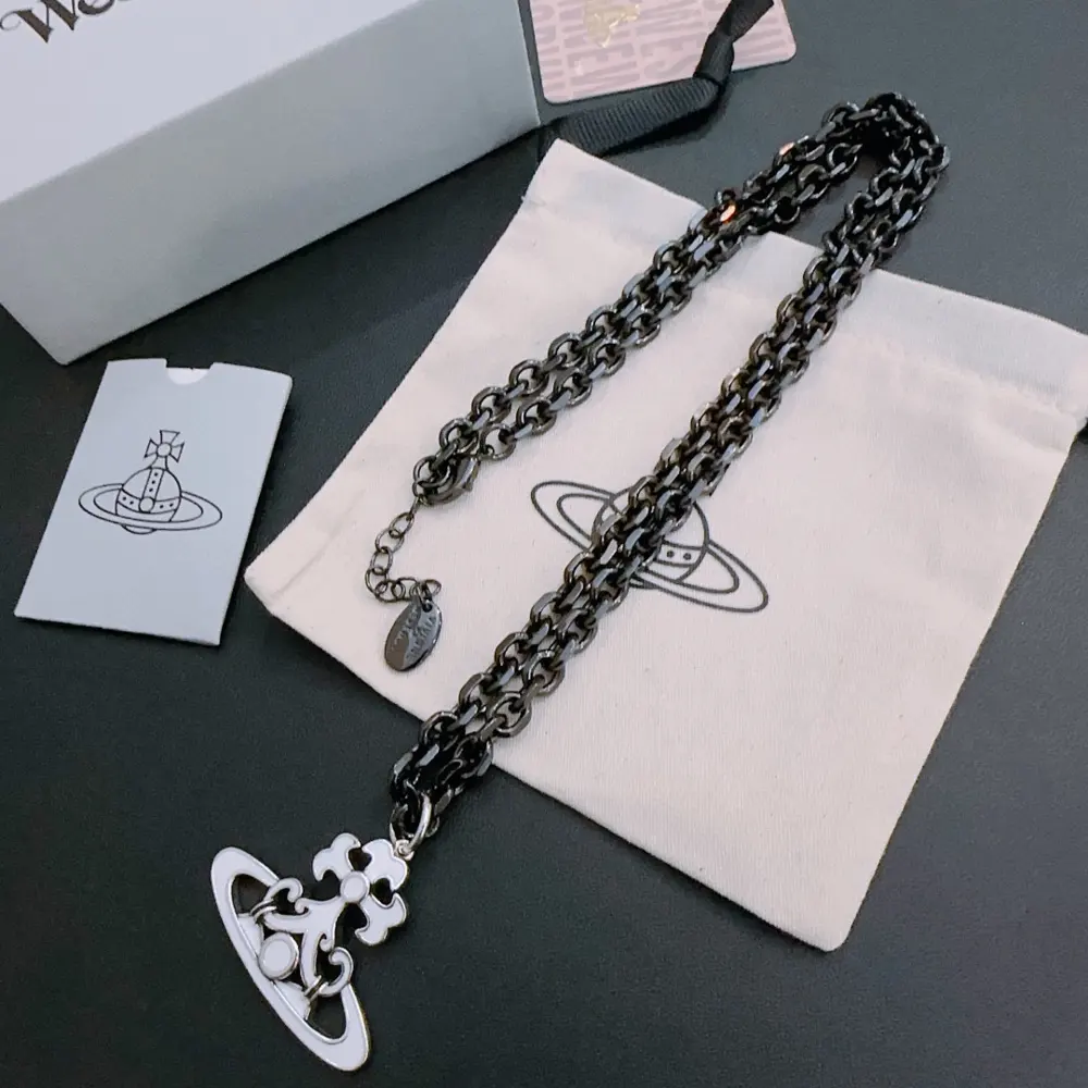 Vivienne Westwood Classic Large Saturn Necklace