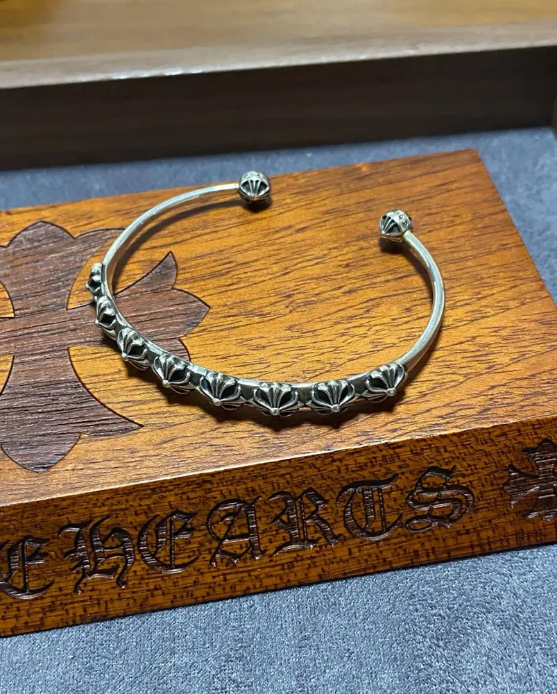 Chrome Hearts Classic Cross Cuff Bracelet