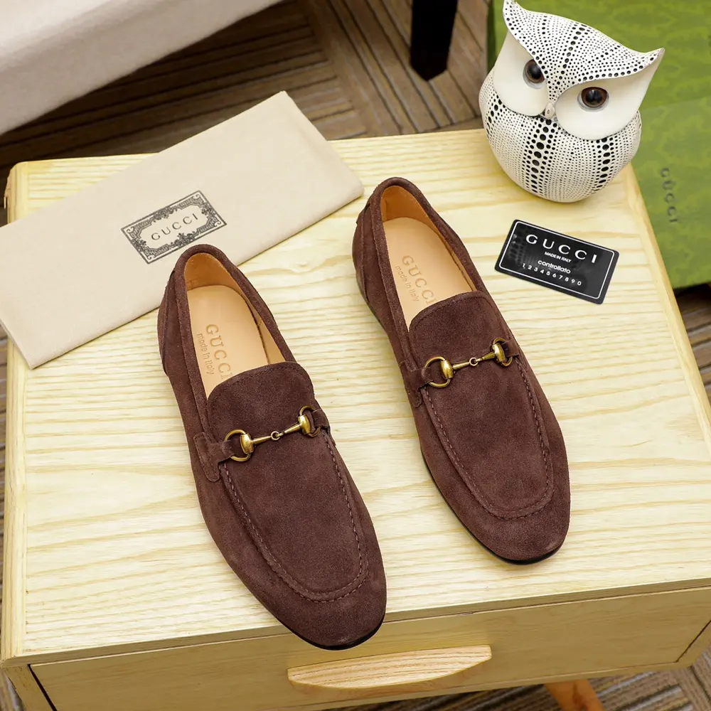 Gucci men’s business formal leather shoes New models synchronized with Hong Kong counters