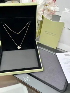 Van Cleef & Arpels diamond butterfly necklace