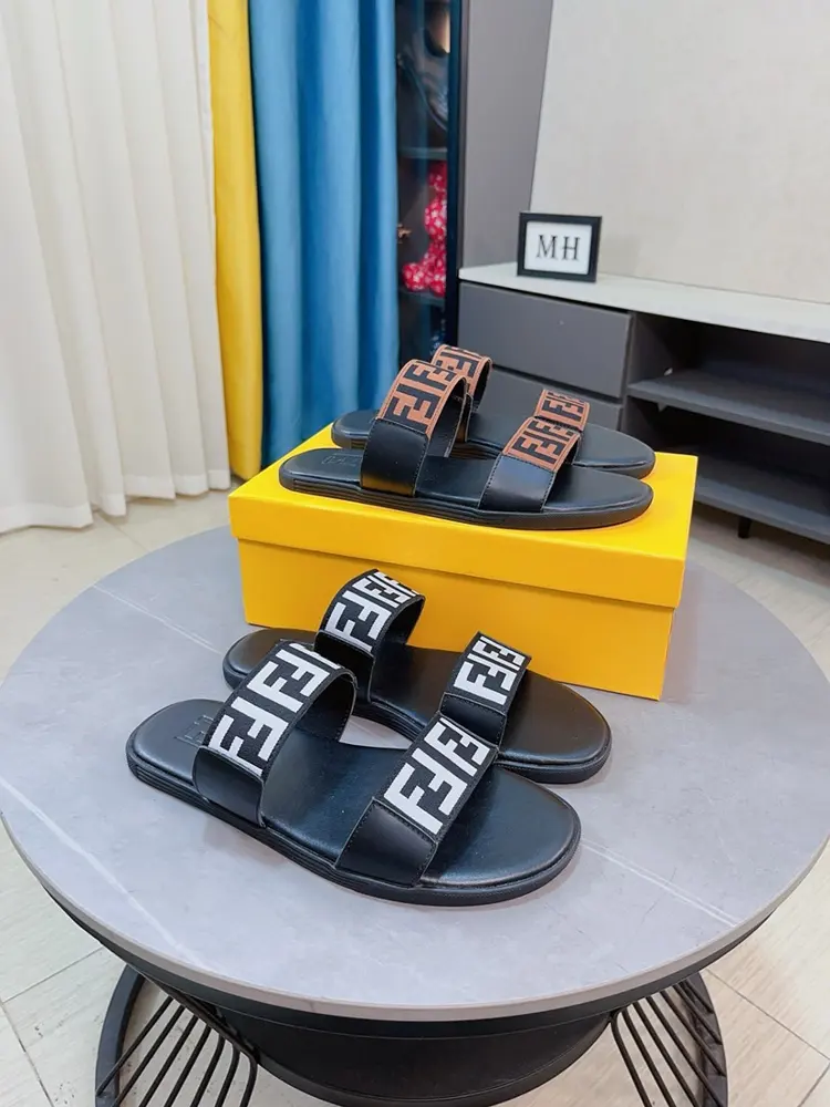Fendi sandals and slippers are out Cool colors