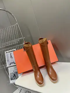 HERMES Kelly knight boots