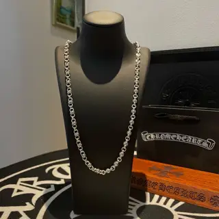 Chrome Hearts cross flower ball necklace