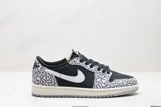 Nike AIR JORDAN 1 RETRO LOW OG white toe AJ1 low-top casual sneakers with official color CZ0790-001