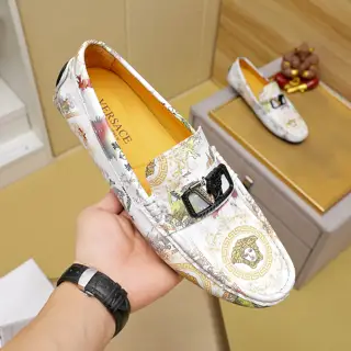 Versace new men’s casual slip-on shoes