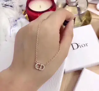 Dior Ciair D Lune Classic Hot Sale Set CD Series Necklace Earrings High-end Customized High