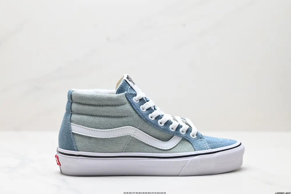 Vans canvas trendy and versatile mid-top sneakers VN0A3MV8Q69