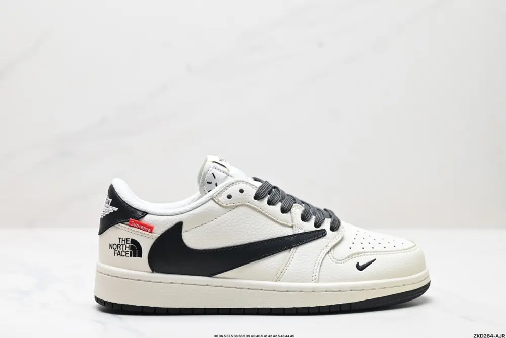 Nike AJ1 reverse hook Travis Scott x Air Jordan 1 “Reverse Mocha” AJ1 Joe 1 TS Lightning DIY1688-004