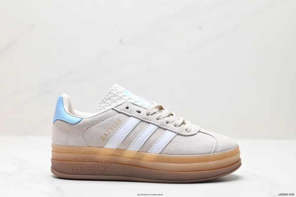 Adidas Originals Gazelle Bold W Antelope Platform Series “Black and White Raw Rubber Sole” IE0876