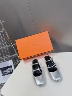 HERMES autumn and winter new Mary Jane Heels