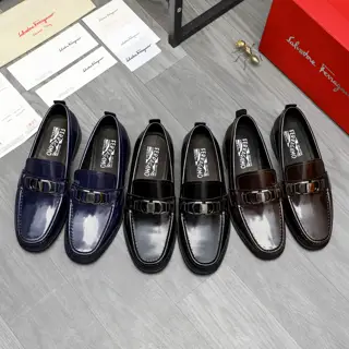 Salvatore Ferragamo business slip-on shoes