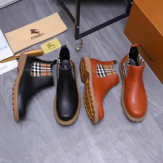 Burberry high-top slip-on shoes