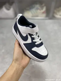 Nike children’s shoes Nike Court Borough Low 2 low-top small AJ1 versatile breathable BQ5451