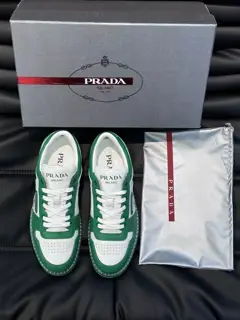 Prada men’s leather sneakers