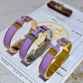 Hermes bracelet v gold original custom Hermes bracelet enamel craftsmanship is too