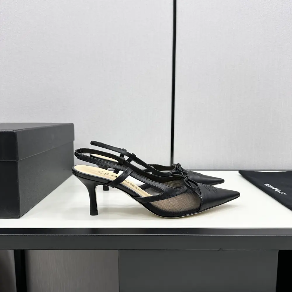 High version synchronized with Chanel official website Heels