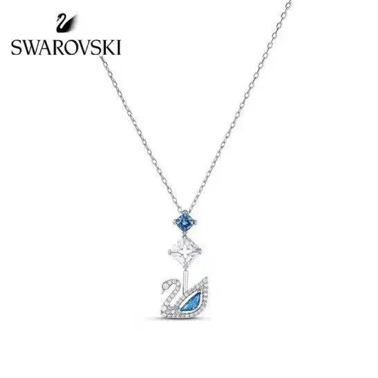 swarovski blue swan DAZZLING SWAN fashion romantic necklace