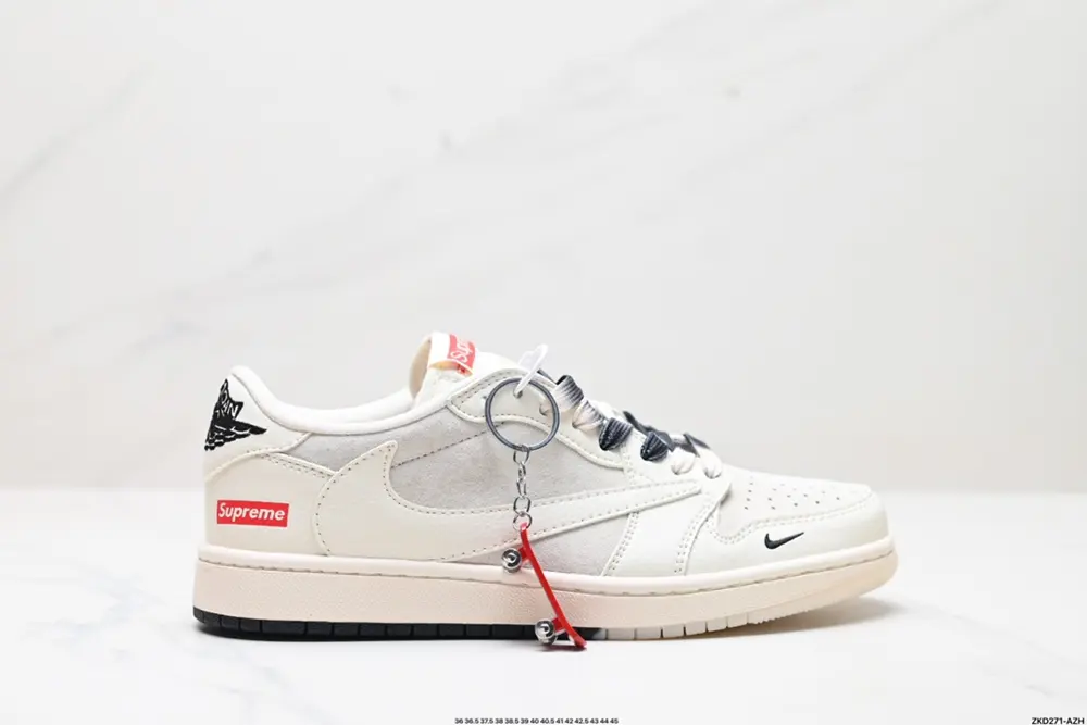 Nike AJ1 reverse hook Travis Scott x Air Jordan 1 “Reverse Mocha” AJ1 Joe 1 TS Lightning BB7518-002