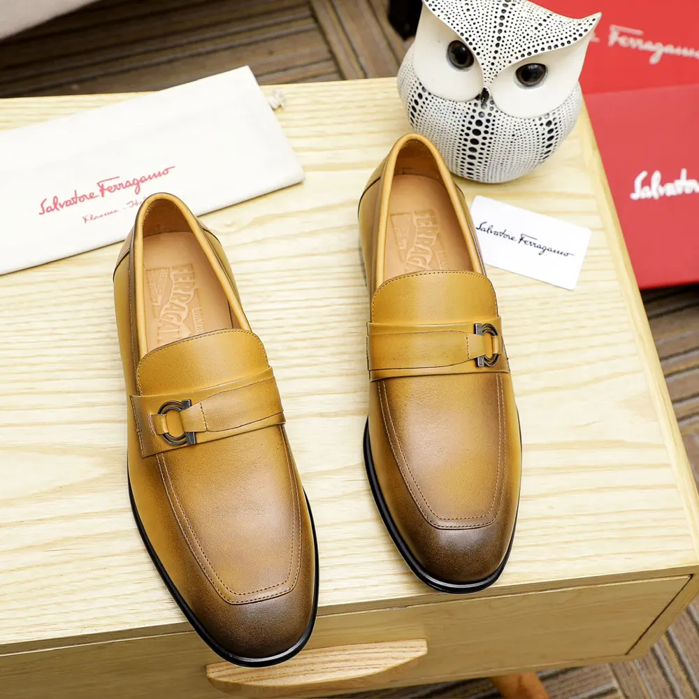 Salvatore Ferragamo casual slip-on shoes Official website original 1:1 mold