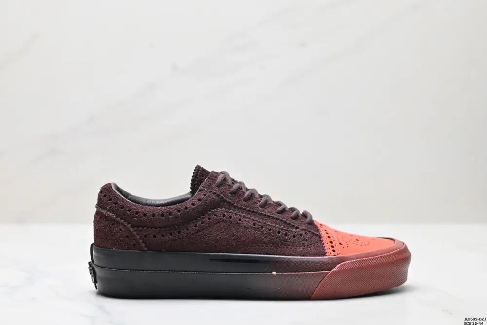 Vans PREMIUM TDC LX Old Skool Brogue colorblocked men’s and women’s sneakers VN000S66CDA