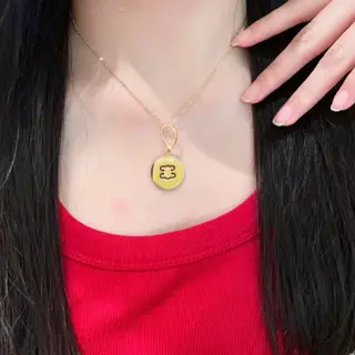 Celine Arc de Triomphe necklace