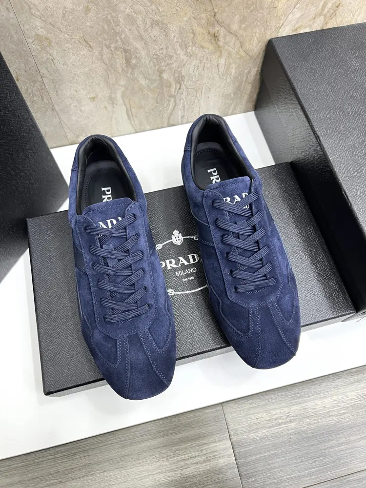Prada Men’s Leather Casual Sports Shoes