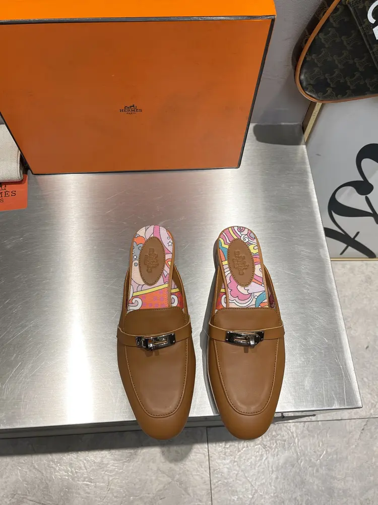 Hermès early spring new style half-slippers