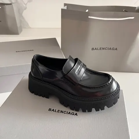 Balenciaga TRACTOR big head derby loafers