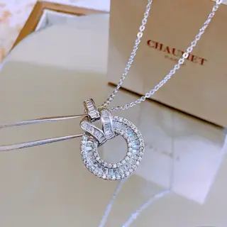 Chaumet Wave Honeycomb Necklace