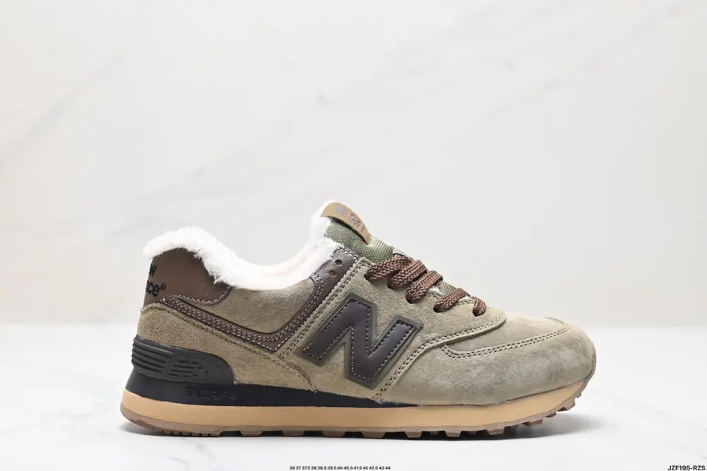 New Balance NB 574 Glacial Sports daily autumn and winter plus velvet style warm fabric WL574EPH