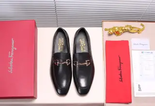Salvatore Ferragamo casual business leather shoes Official website original 1:1 mold