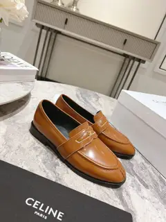 Celine autumn and winter Arc de Triomphe loafers