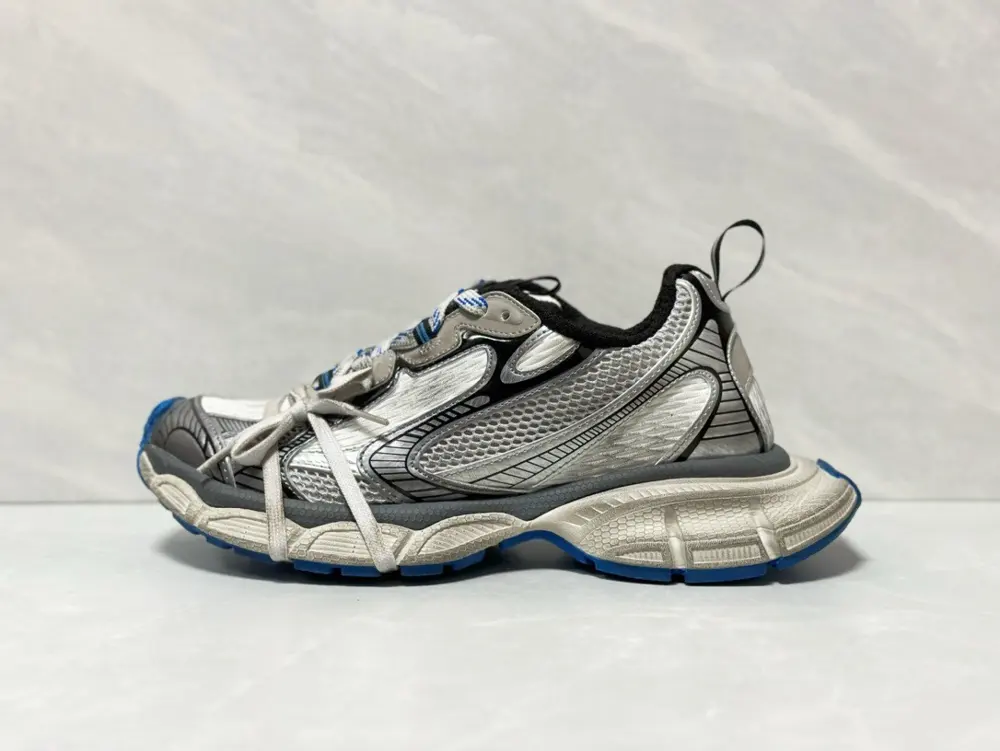 Balenciaga 3XL mesh lace-up distressed low-top dad shoes for men and women