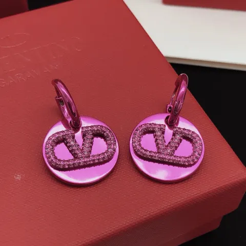 Valentino gold coin earrings